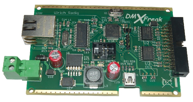 Ulrich Radig, mikrocontroller and more :: ArtNet 4096 Kanal LED Pixel